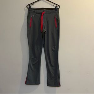 The North Face Men's Green Pants Size 30 x 32 Red Ankle Zip 30x32